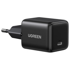 Зарядний пристрій Ugreen X513 USB-C PD30W QC4.0 GaN black (65007)