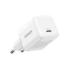 Зарядний пристрій Ugreen USB-C PD30W GaN white (65009)