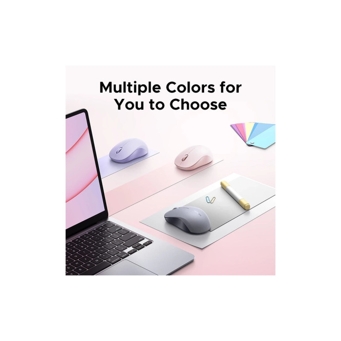 Мишка Ugreen M331 Wireless/Bluetooth Purple (65626)