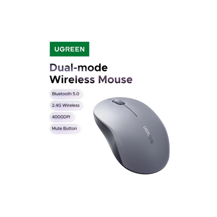 Мишка Ugreen M331 Wireless/Bluetooth Gray (65627)
