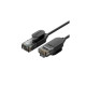 Патч-корд 10м UTP cat 6A Pure Copper Ethernet Cable OD2.8 NW122 Black Ugreen (70656)