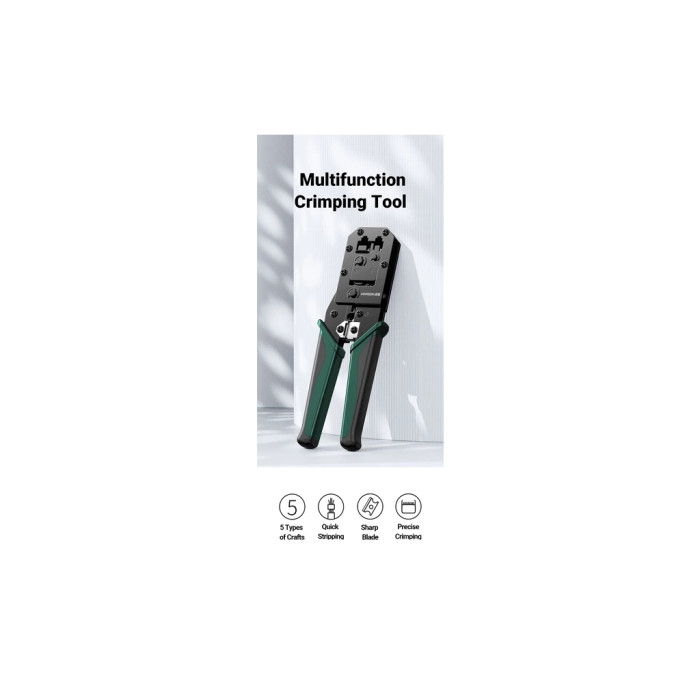 Інструмент Ugreen Обтискні кліщі NW136 Multifunctional Clamp Green (70683)