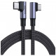 Дата кабель USB 2.0Type-C to Type-C 2.0m 5A 100W US335 90-degree Space Gray Ugreen (70698)