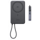 Батарея універсальна Ugreen 10000mAh 30W 1xUSB-C + 15W Magnetic Wireless + cable USB-C black (75982B)