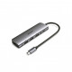 Концентратор Ugreen USB3.0 Type-C to USB 3.0x3/HDMI/jack 3.5mm/PD CM136 (80132)