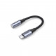 Перехідник USB-C to 3.5mm M/F 0.10m AV161 Ugreen (80154)