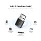 Bluetooth-адаптер Ugreen CM390 USB Bluetooth 5.0 Adapter (80889)