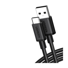 Дата кабель USB 2.0 AM to USB-C 1.0m 3A black Ugreen (85201)