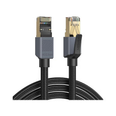 Патч-корд 3m F/FTP cat 8 RJ-45 black 40Gbps 2000MHz Ugreen (85629)