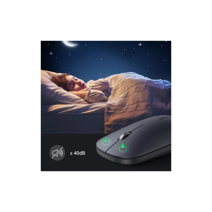 Мишка Ugreen MU001 Portable Wireless Black (90372)