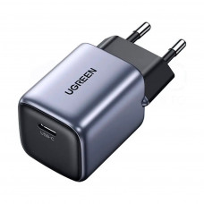 Зарядний пристрій Ugreen 1xUSB 30W Gan Type-C PD Nexode Mini Grey CD319 (90666)