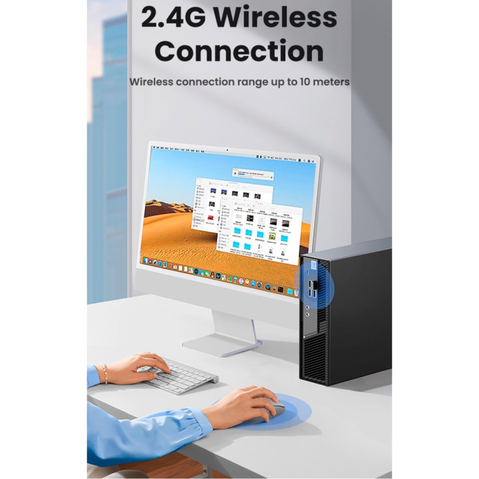 Мишка Ugreen MU105 Wireless Gray (90669)