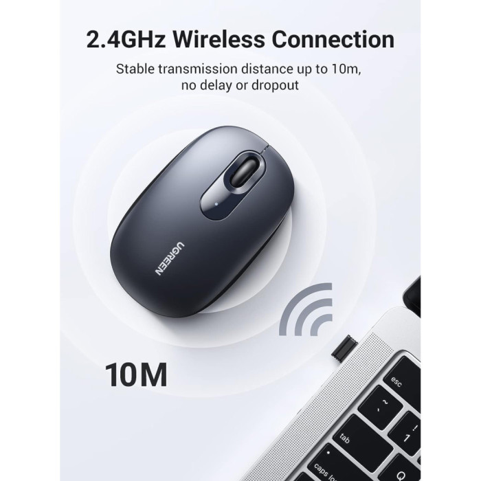Мишка Ugreen MU105 Wireless Light Blue (90671)