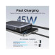 Батарея універсальна Ugreen 20000mAh 45W with Built-in Cable (PB536 55988B)