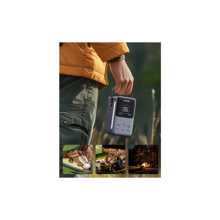 Батарея універсальна Ugreen 48000mAh 300W with Smart Digital Display (PB770 25286)