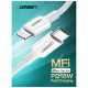 Дата кабель USB-C to Lightning 1.0m US171 MFI White Ugreen (US171/10493)