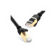 Патч-корд 10м, F/FTP cat 7 RJ-45 black Ugreen (U_11273)