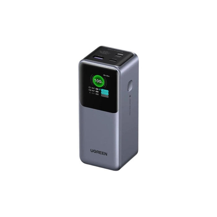 Батарея універсальна Ugreen 20000 mAh 130W Fast Charging Space gray (U_35524B)