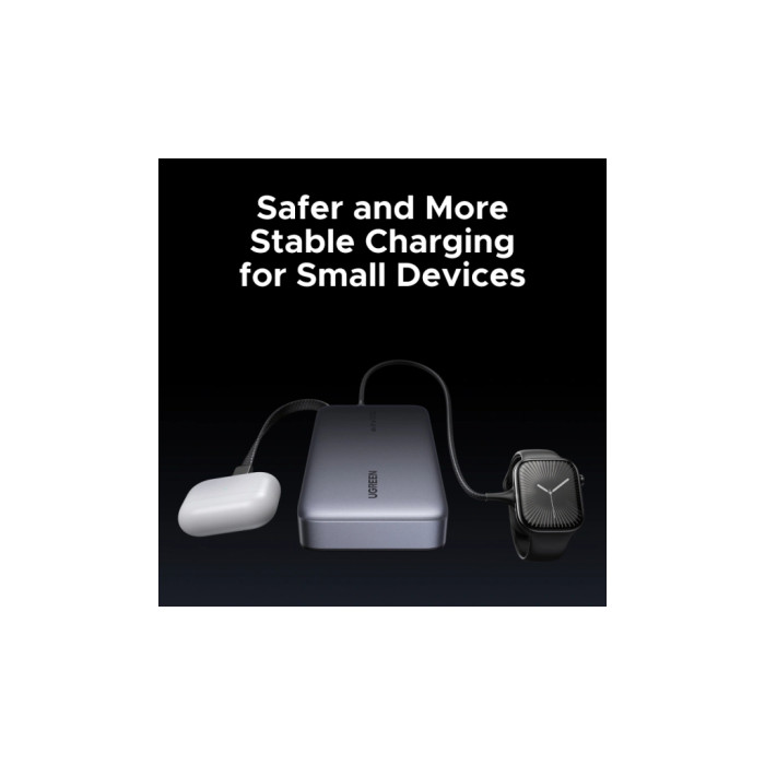 Батарея універсальна Ugreen 20000 mAh 67W Cable Space gray (U_55996B)