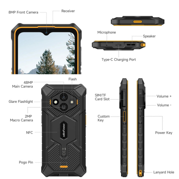Мобільний телефон Ulefone Rugking 3 Pro 8/128Gb Black (6975326660938)