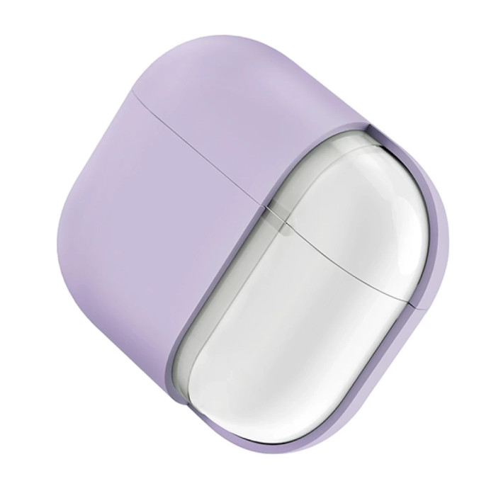 Чохол для навушників Uniq Lino AirPods Pro 2 gen Silicone Lilac lavender (8886463683569)