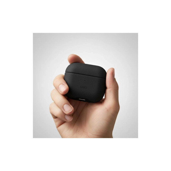 Чохол для навушників Uniq Lyden DS AirPods 4 Dallas Black (8886463691328)