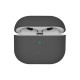 Чохол для навушників Uniq Lino AirPods 4 Silicone Ash Grey (8886463691373)