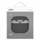 Чохол для навушників Uniq Lino AirPods 4 Silicone Ash Grey (8886463691373)