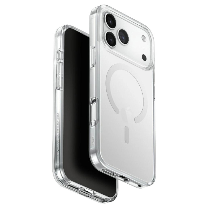 Чохол до мобільного телефона Uniq Clario Apple iPhone 17 Pro Max Transparent (8886463694824)