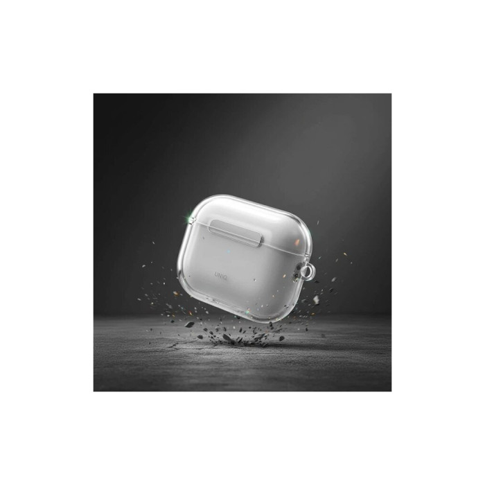 Чохол для навушників Uniq Чохол UNIQ Glase для AirPods Pro 3 Прозорий UNIQ-AIRPODSPRO3-GLSGCLR 8886463696798 (8886463696798)