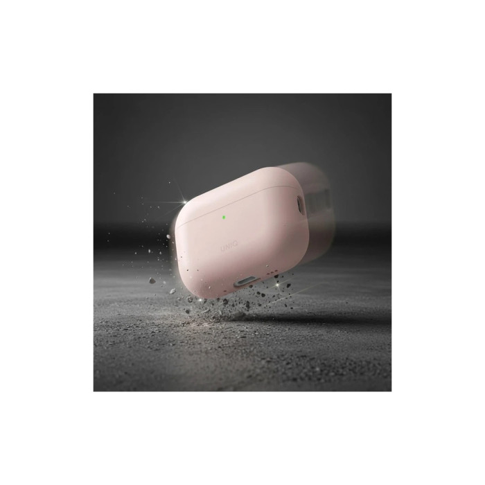 Чохол для навушників Uniq Lino для AirPods Pro 3 gen Silicone Pink (8886463696873)