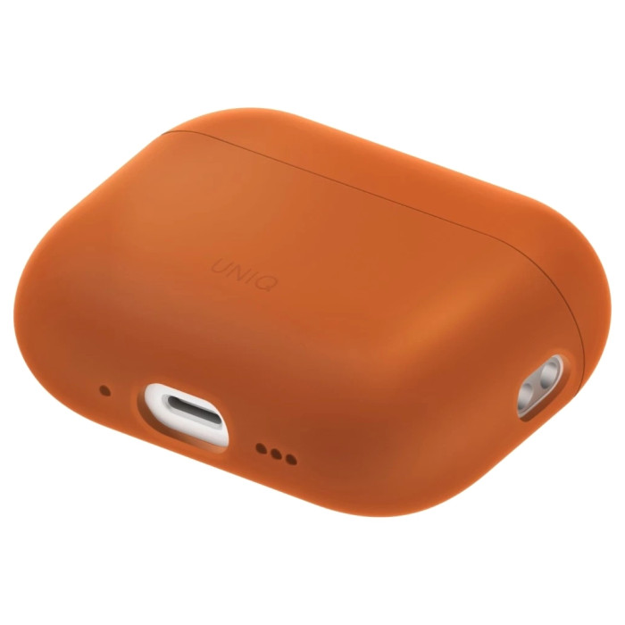 Чохол для навушників Uniq Lino для AirPods Pro 3 gen Silicone Orange (8886463696903)