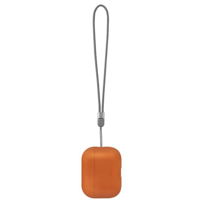 Чохол для навушників Uniq Lino для AirPods Pro 3 gen Silicone Orange (8886463696903)