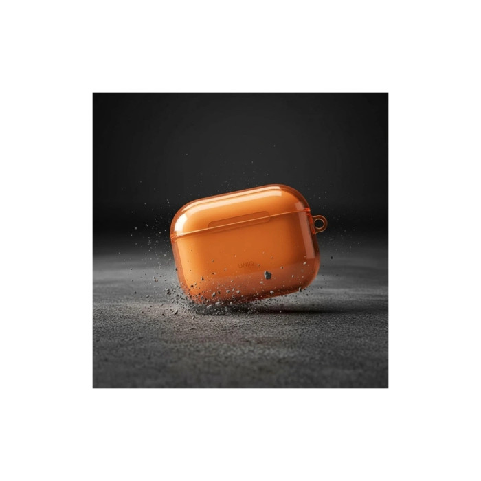 Чохол для навушників Uniq Glase для AirPods Pro 3 Orange (8886463697177)