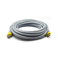 Кабель мультимедійний HDMI M to HDMI M 20.0m V2.0 gray V-LINK (YT-HDMI(M)/(M)HSV2.0-20m/16189)