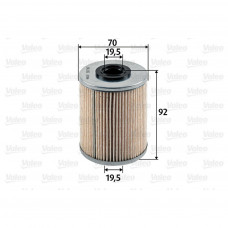 Фільтр паливний Valeo 587907