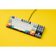 Клавіатура Varmilo APT87 CMYK C-TK Red Wireless White Led UA (A92A024D4A5A17A007)