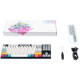 Клавіатура Varmilo APT87 CMYK K-Prestige Silent Wireless White Led UA (A92A024F8A5A17A007)