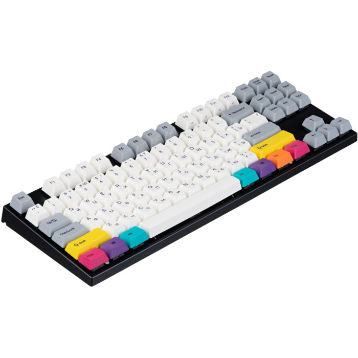 Клавіатура Varmilo APT87 CMYK K-Prestige Silent Wireless White Led UA (A92A024F8A5A17A007)