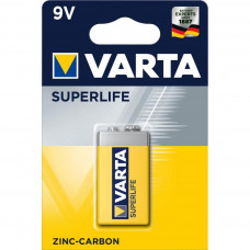 Батарейка Varta Крона 6F22 Superlife Zinc-Carbon * 1 (02022101411)