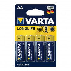 Батарейка Varta AA Longlife LR6 * 4 (04106101414)