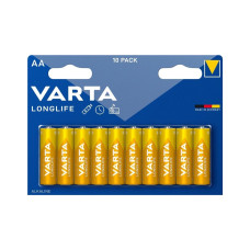 Батарейка Varta AA Varta Longlife лужна * 10 (04106101761 / 04106101461)