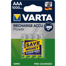 Акумулятор Varta AAA Rechargeable Accu 1000mAh * 4 (05703301404)