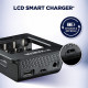 Зарядний пристрій для акумуляторів Varta LCD Smart Plus CHARGER +4*AA 2100 mAh (57684101441)