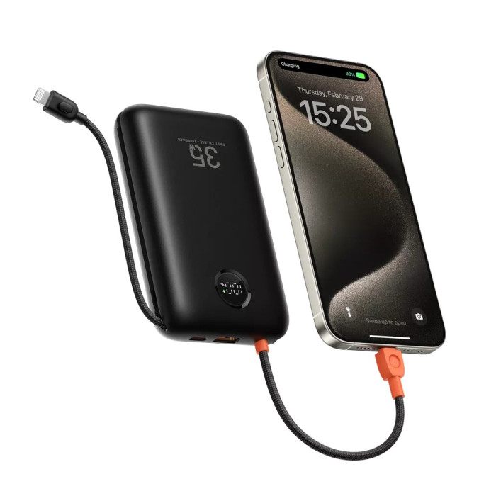 Батарея універсальна VEGER 30000mAh K3 35W PD QC3.0 black (6977525750137)