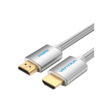 Кабель мультимедійний HDMI M to HDMI M 2.0m V2.0 4K60Hz silver Vention (AABIH)