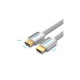 Кабель мультимедійний HDMI M to HDMI M 5.0m V2.1 4K60Hz braided aluminum alloy gray Vention (AABIJ)