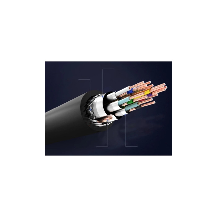 Кабель мультимедійний HDMI M to HDMI M 0.75m V2.0 4K60Hz black Vention (AACBE)