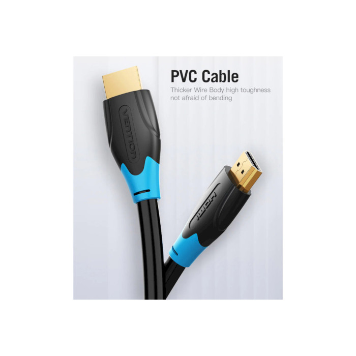 Кабель мультимедійний HDMI M to HDMI M 8.0m V2.0 4K60Hz Vention (AACBK)