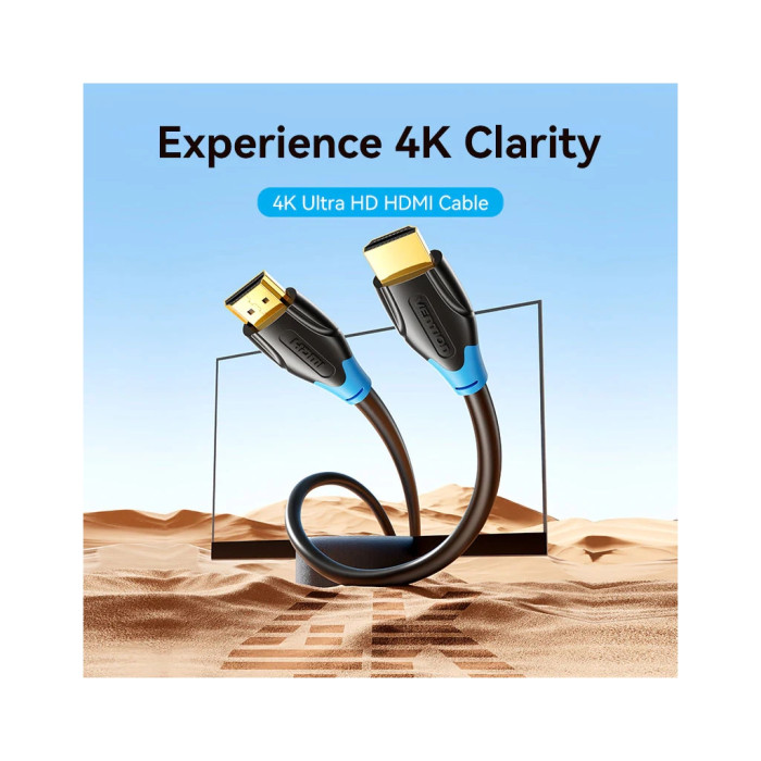 Кабель мультимедійний HDMI M to HDMI M 20.0m 1080p60Hz black Vention (AACBQ)